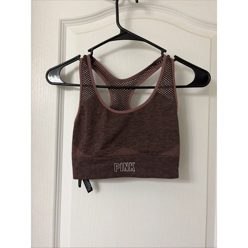 PINK Victoria' Secret Seamless Sports Bra Size S Activewear Gym Yoga Workout